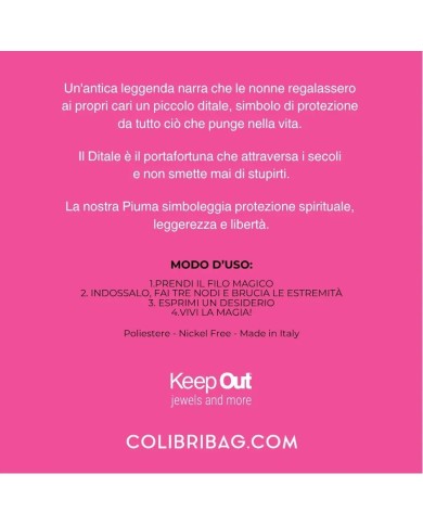 filo magico braccialetto keep out 2